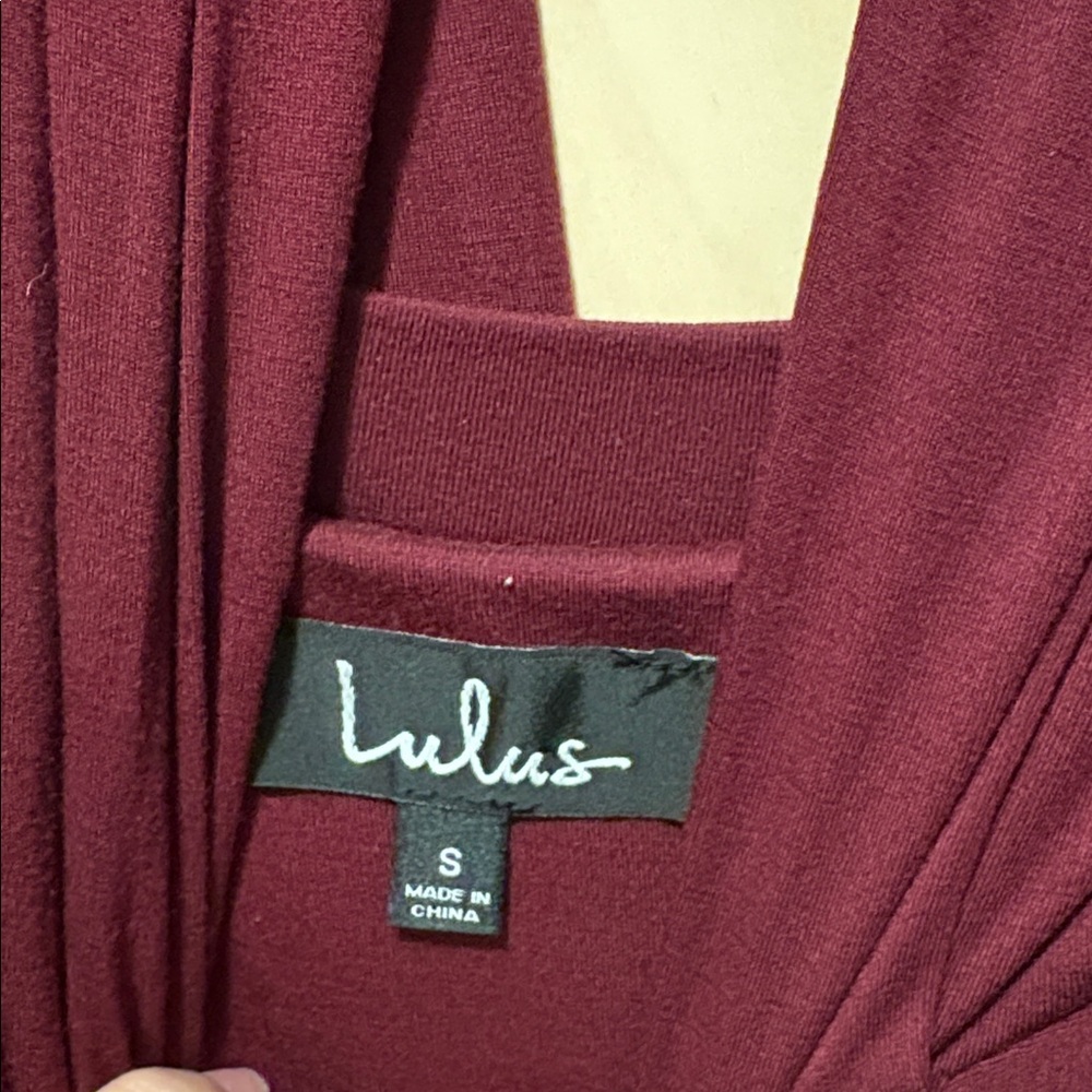 Lulus Burgundy Dress